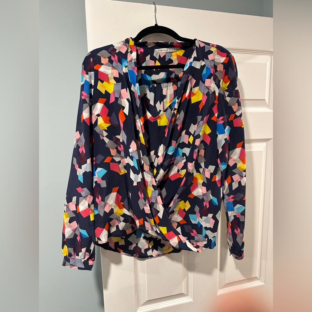 Trina Turk blouse and she’ll